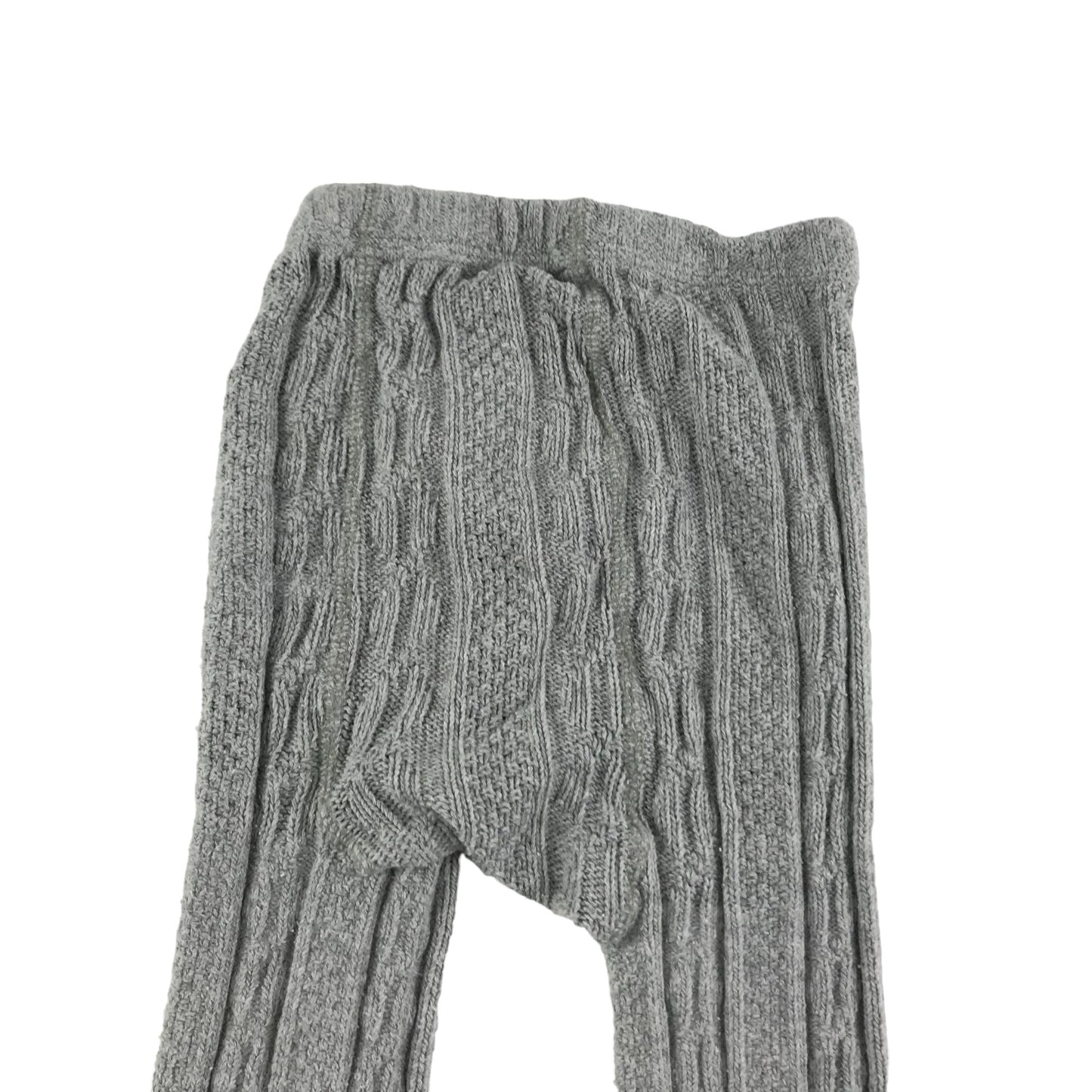 Boden Leggings Age 5 Grey Knit Pattern Stretchy