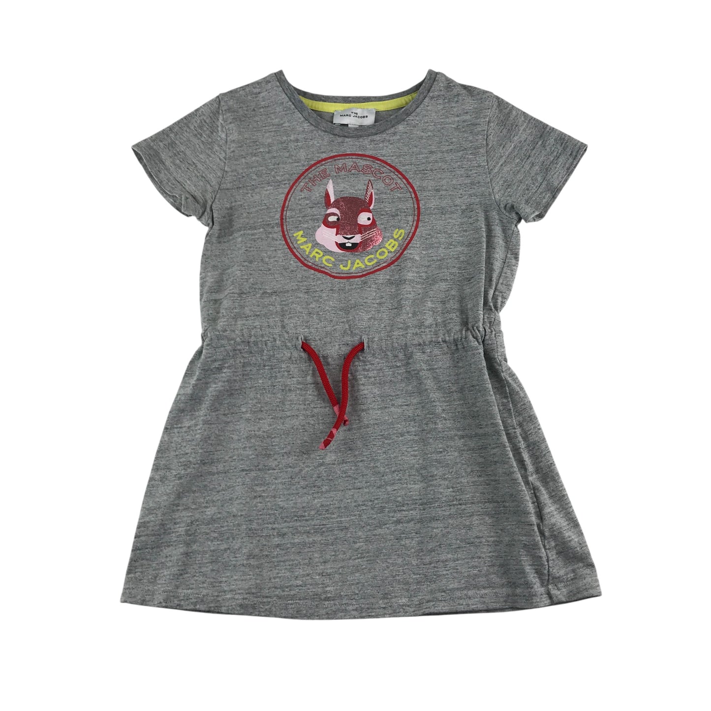 The Marc Jacobs dress 4-5 years grey the mascot graphic A-line short sleeve