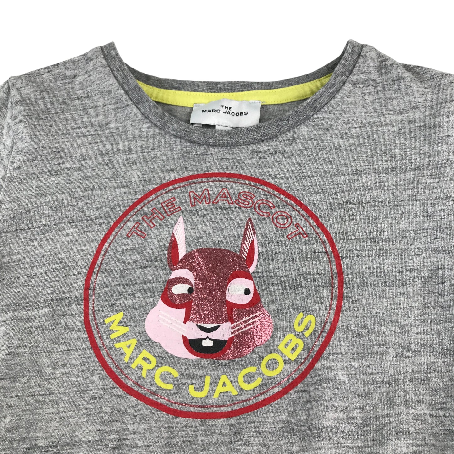 The Marc Jacobs dress 4-5 years grey the mascot graphic A-line short sleeve
