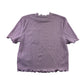 Vero Moda t-shirt women size XS lilac stretchy crop top