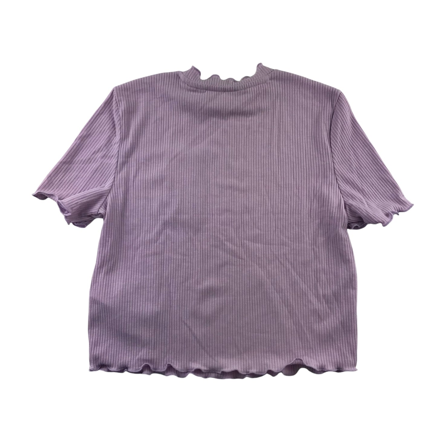 Vero Moda t-shirt women size XS lilac stretchy crop top