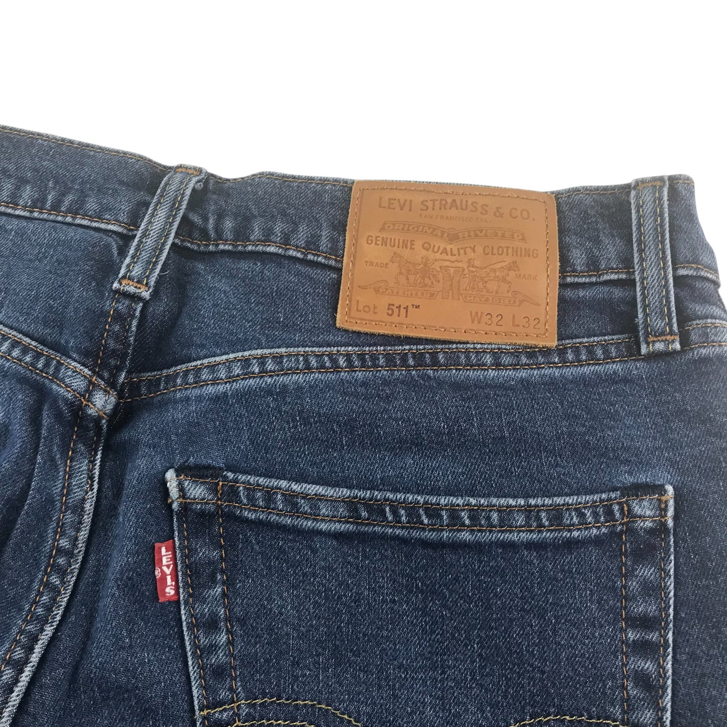 Levi's jeans W32 L32 blue denim trousers