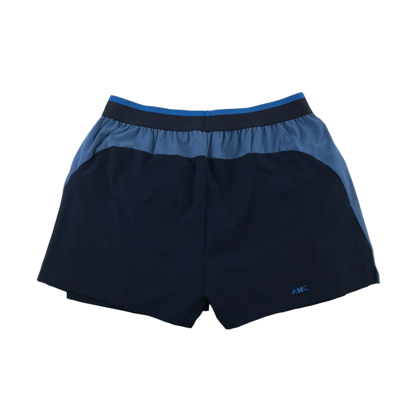 AMC sport shorts adult size M navy blue Andy Murray Collection compression performance layered shorts