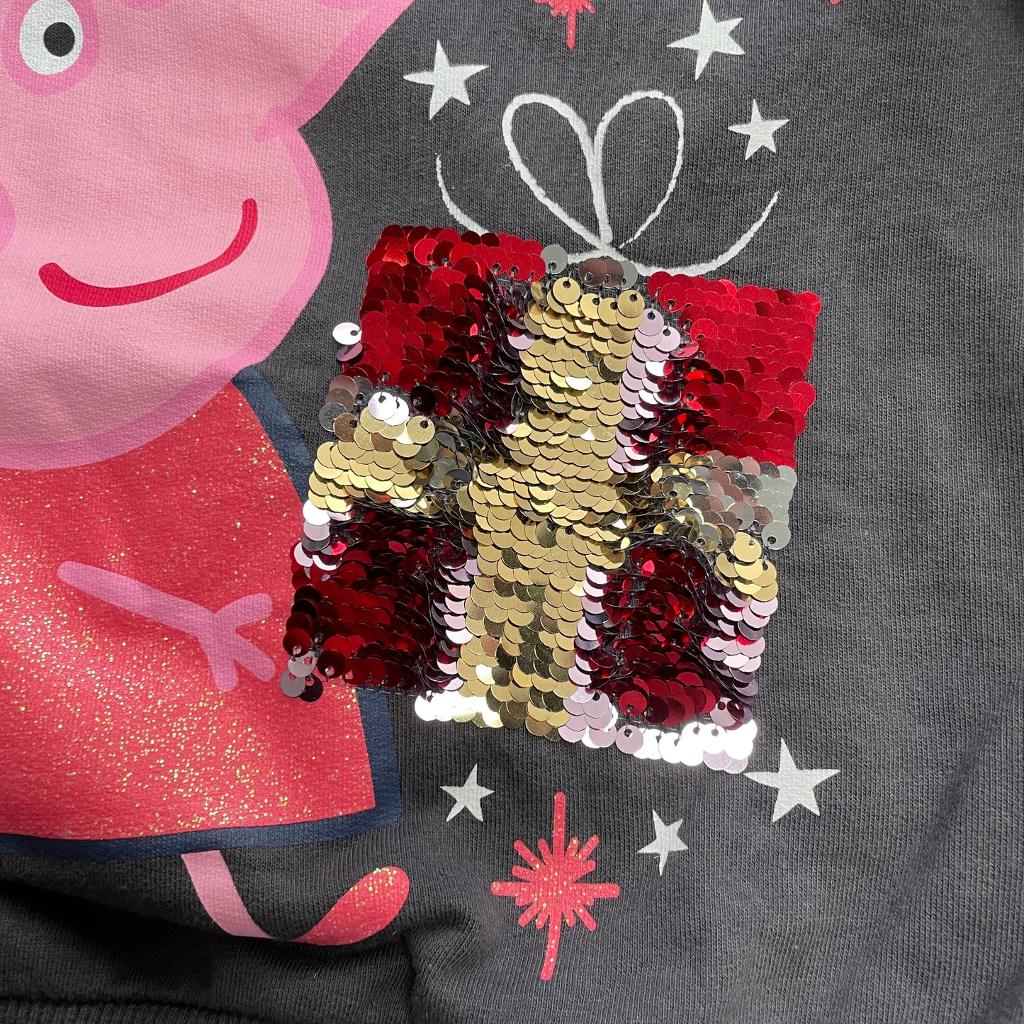 George festive sweater 4-5 years grey Peppa Pig pullover