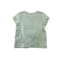 Tu t-shirt 7-8 years white and green stripy Cool Vibes cycling girl