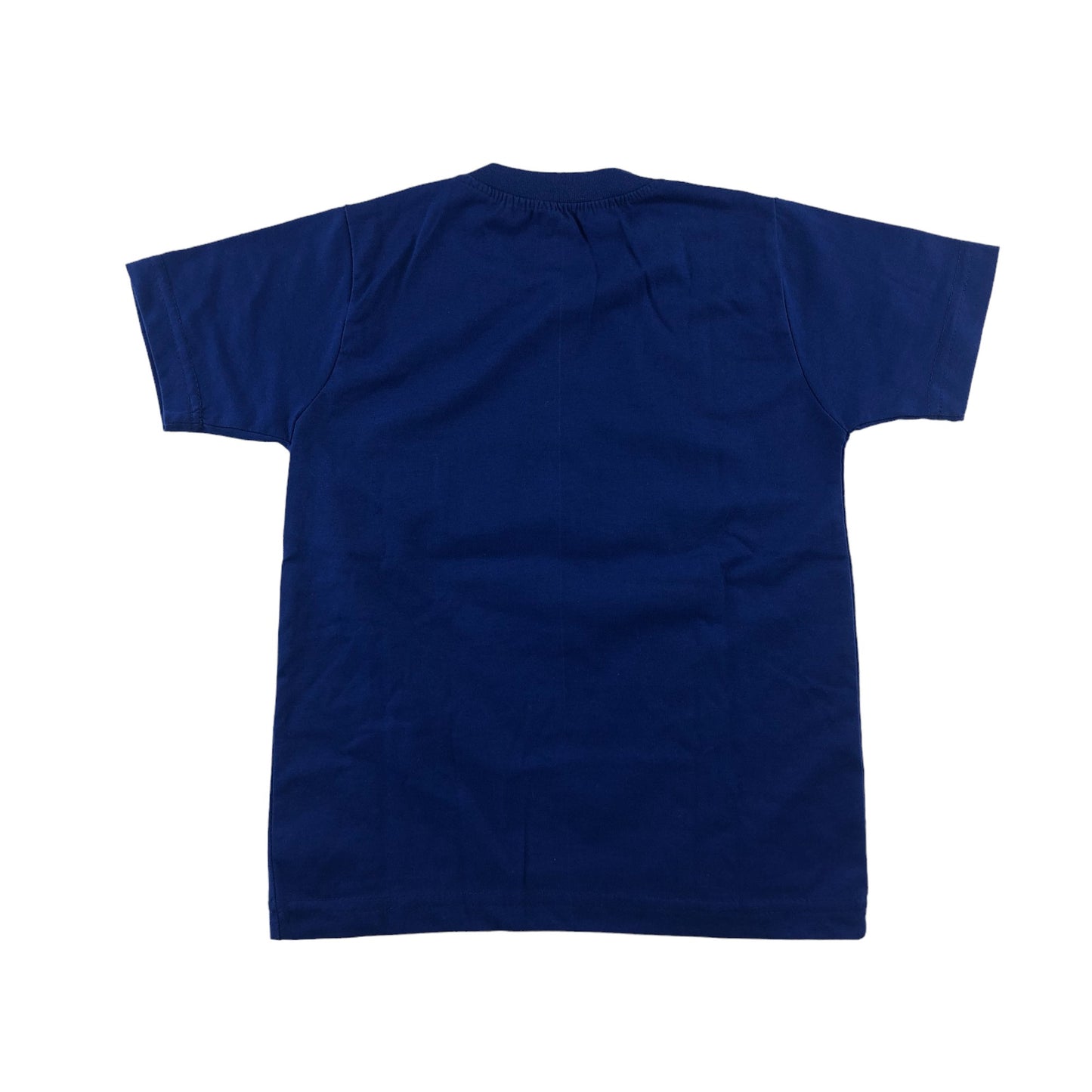 Zoom-1 T-shirt 5-6 years blue text print short sleeve