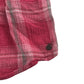 White Stuff dress women's XS pink checked shirt style with v-neck long sleeve