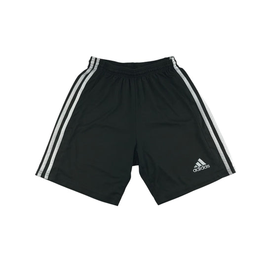 Adidas sports shorts adult S black with white detailing