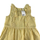 H&M dress 8-9 years yellow and white vertical stripy summer dress