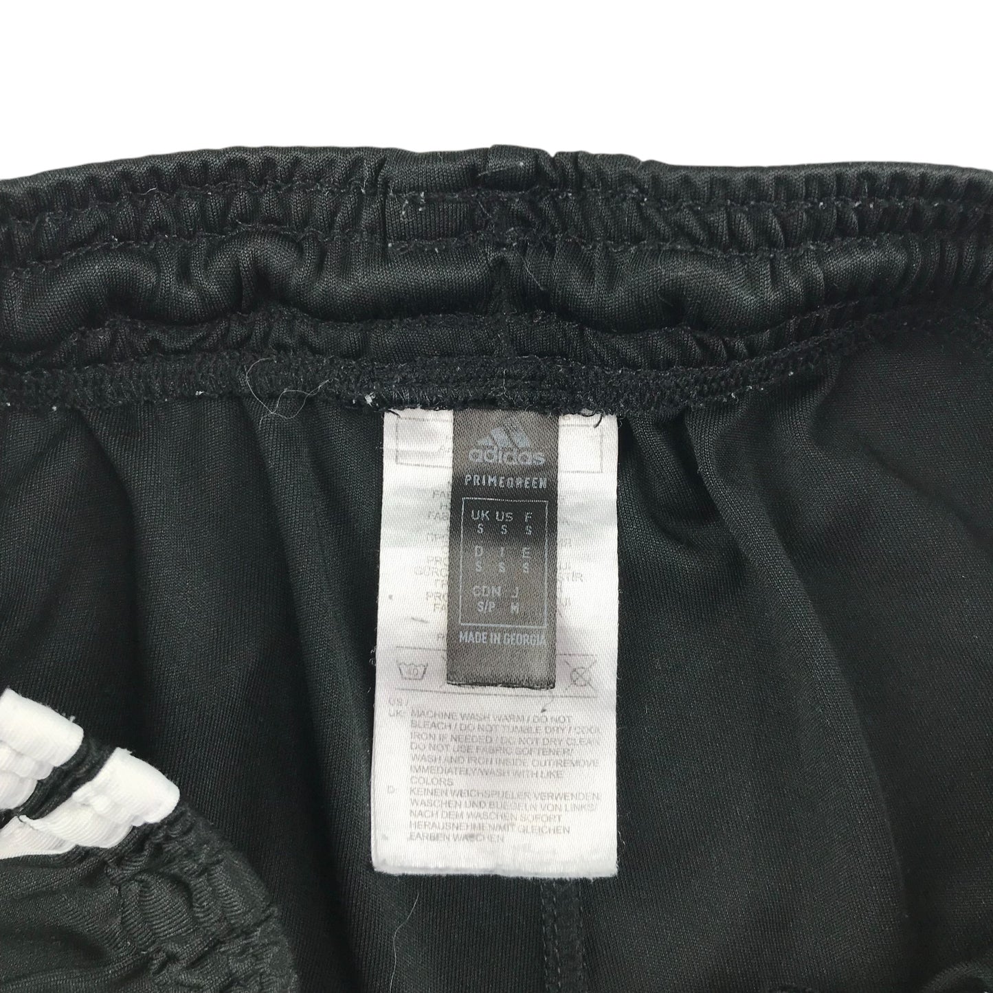 Adidas sports shorts adult S black with white detailing