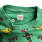 John Lewis festive sweater 6-7 years green fun Christmas printed jersey cotton