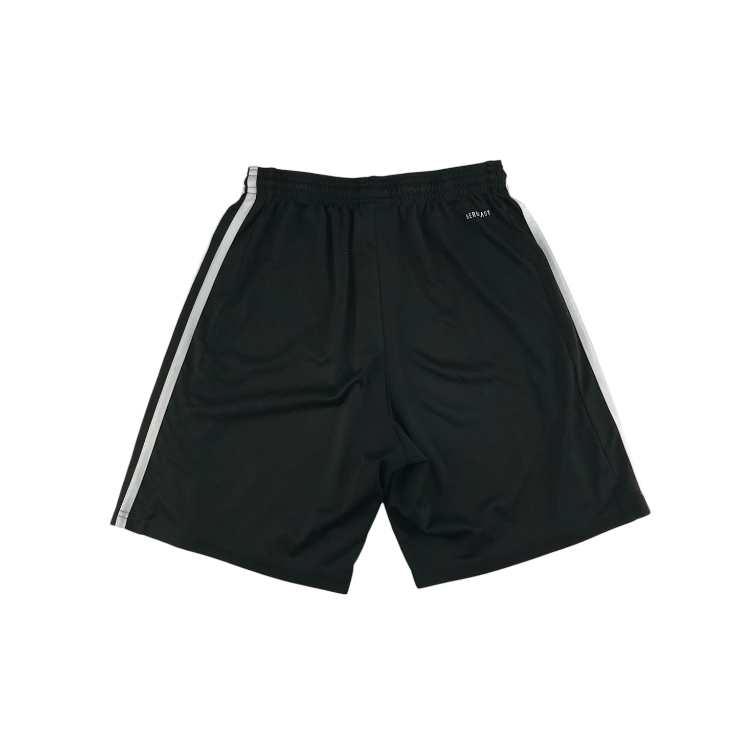 Adidas sports shorts adult S black with white detailing