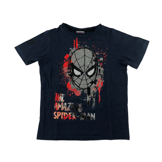 Tu t-shirt 4-5 years navy blue Amazing Spiderman short sleeve cotton