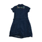 Arabella & Addison dress 6-7 years blue denim shirt with belt and embroidery cotton