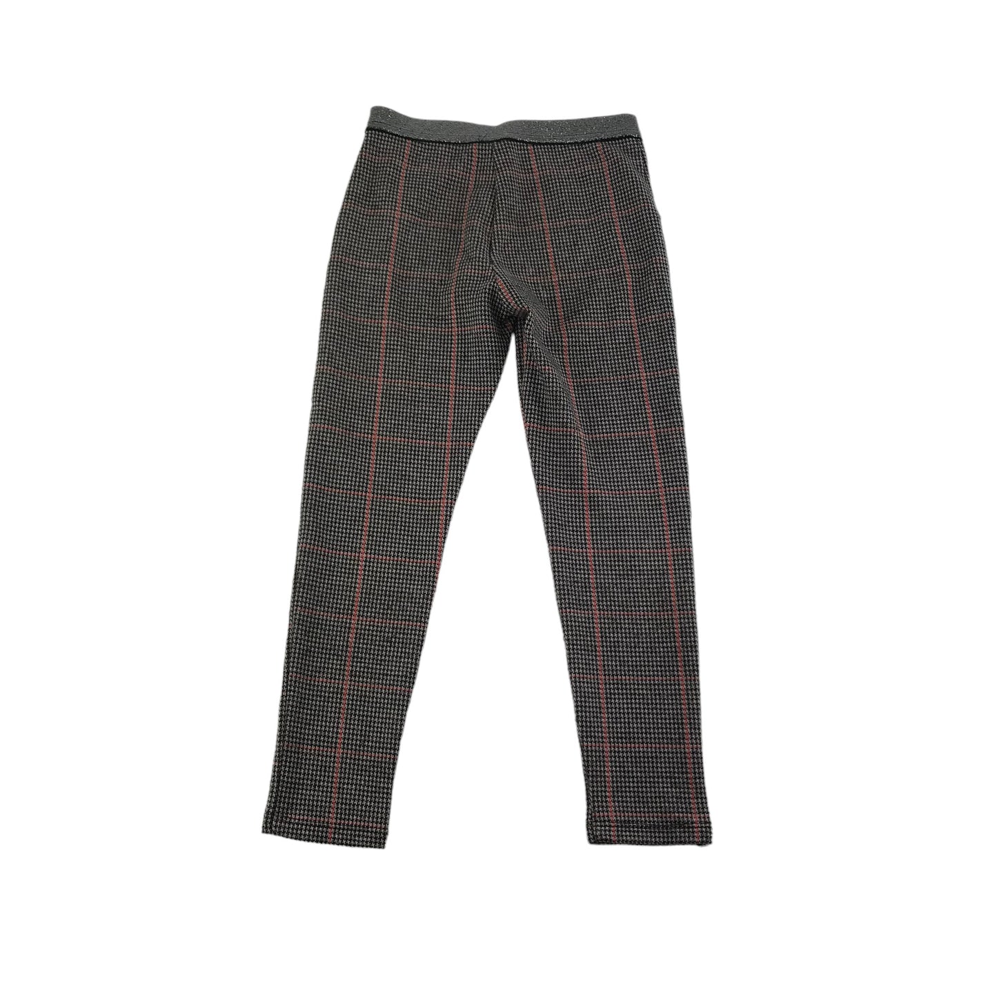 Tu Leggings Age 6 Grey Pink Checked Houndstooth Pattern