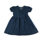 Nutmeg dress 9-10 years blue denim short sleeve