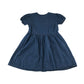 Nutmeg dress 9-10 years blue denim short sleeve