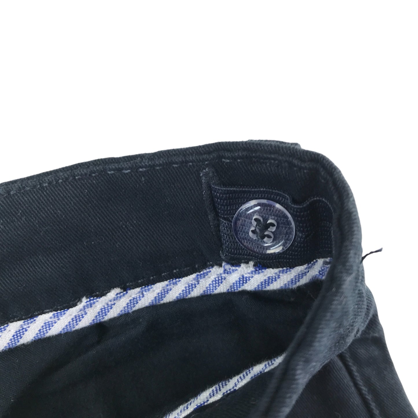 Next jean 6-7 year navy plain chino style regular leg adjustable waist