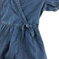 Nutmeg dress 9-10 years blue denim short sleeve