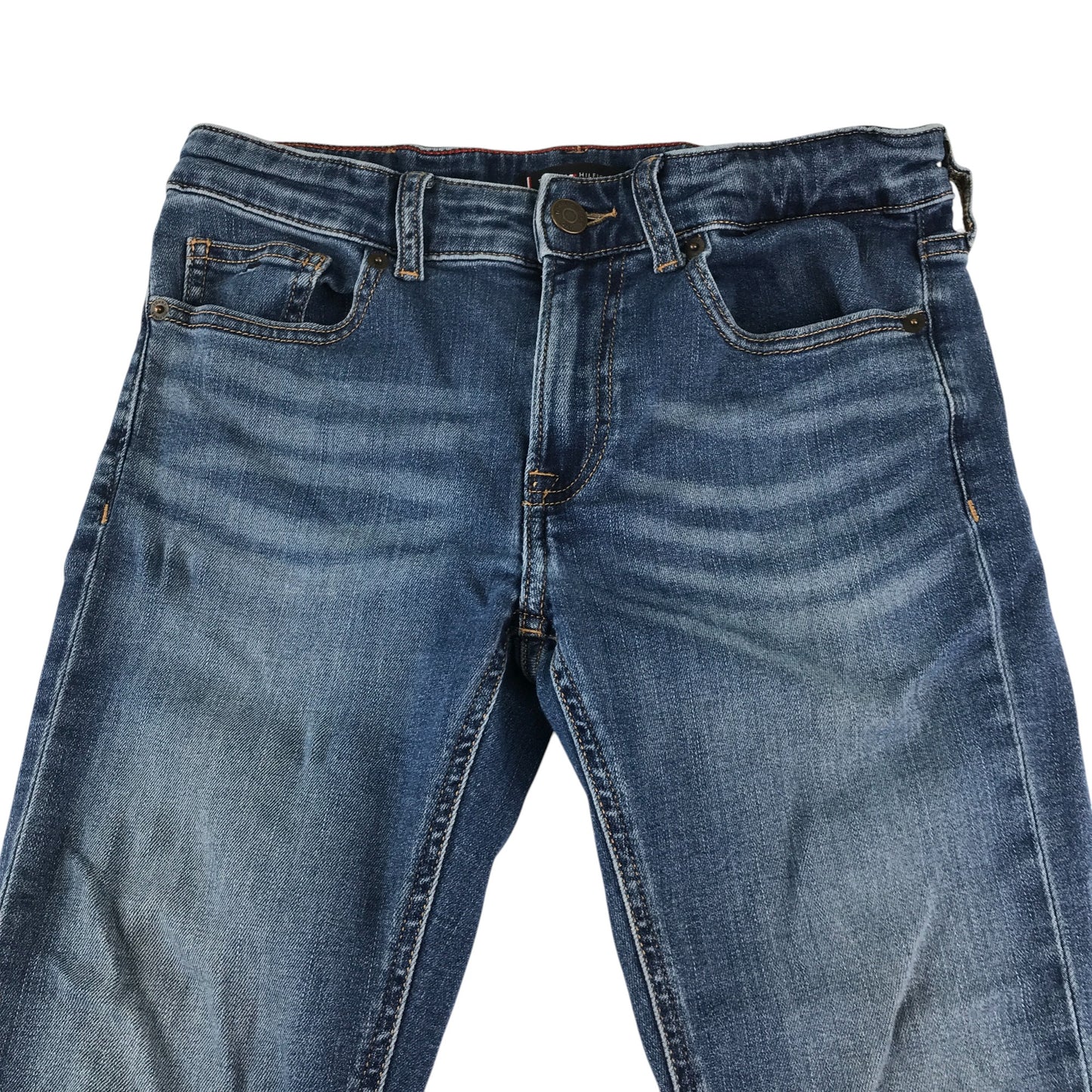 Tommy Hilfiger jeans 11-12 year blue denim slim fit with adjustable waist