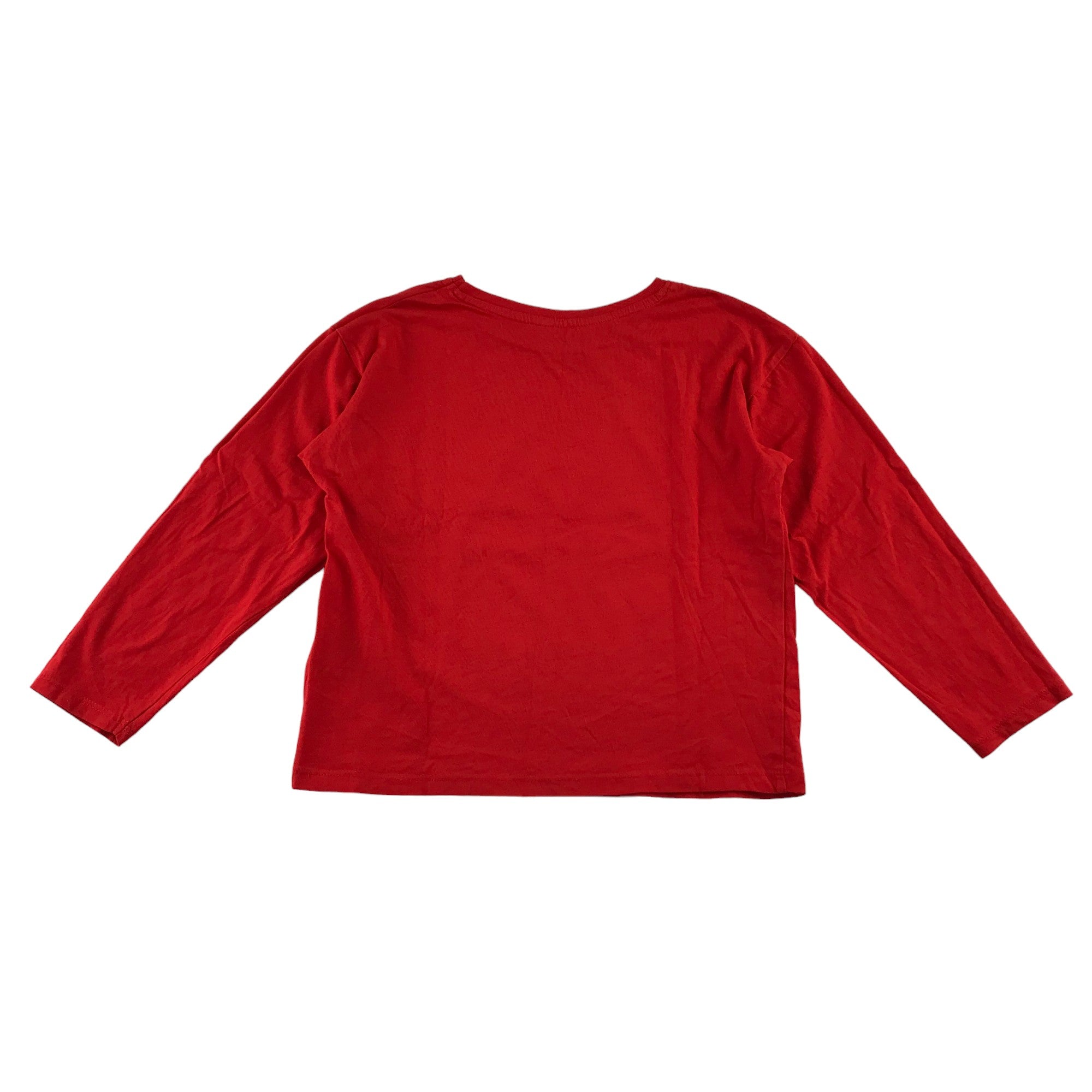 Plain red long sleeve shirt hotsell