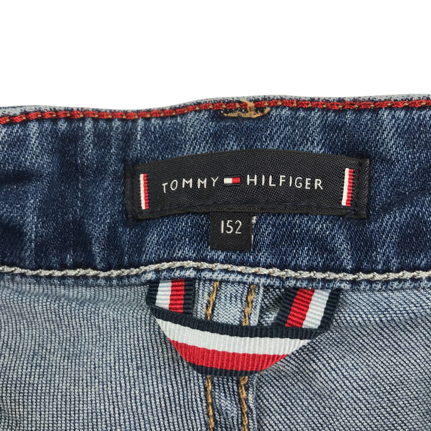 Tommy Hilfiger jeans 11-12 year blue denim slim fit with adjustable waist