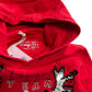 F&F festive hoodie 7-8 years red sequin Team Rudolph pullover cotton