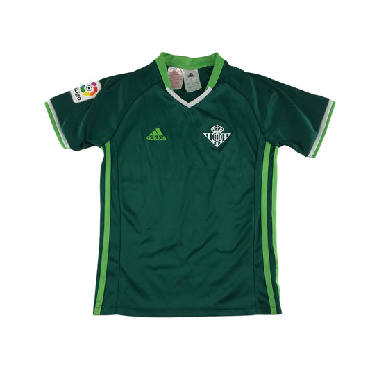 Adidas Real Betis away 2016-2017 football strip 4-6 years 22in green short sleeve