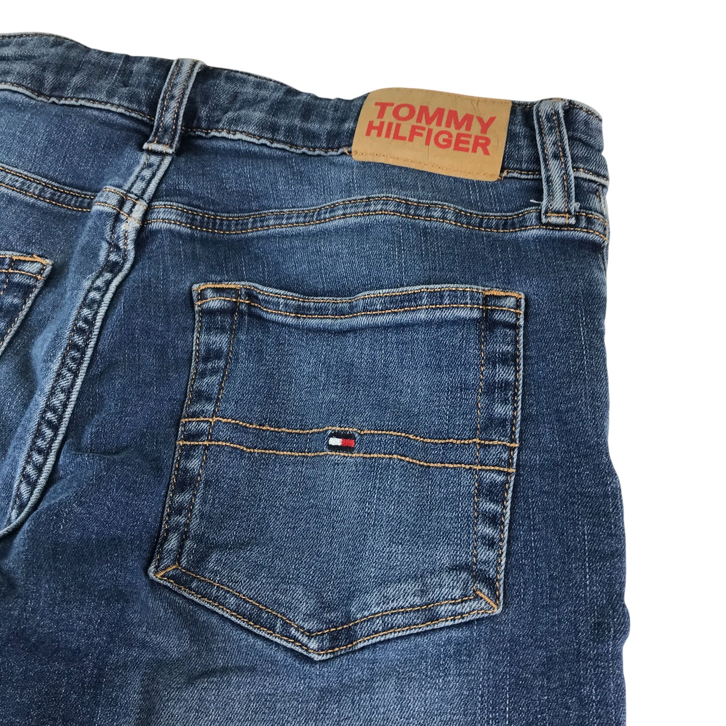 Tommy Hilfiger jeans 11-12 year blue denim slim fit with adjustable waist