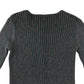 Matalan Cardigan Age 8 Black with Multicoloured Metallic Shine Design