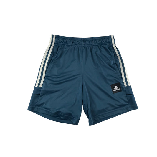 Adidas sports shorts adult XS blue with white detailing