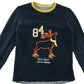 M&S T-shirt Age 6 Navy Blue Deer with Sneakers Light Jumper Cotton