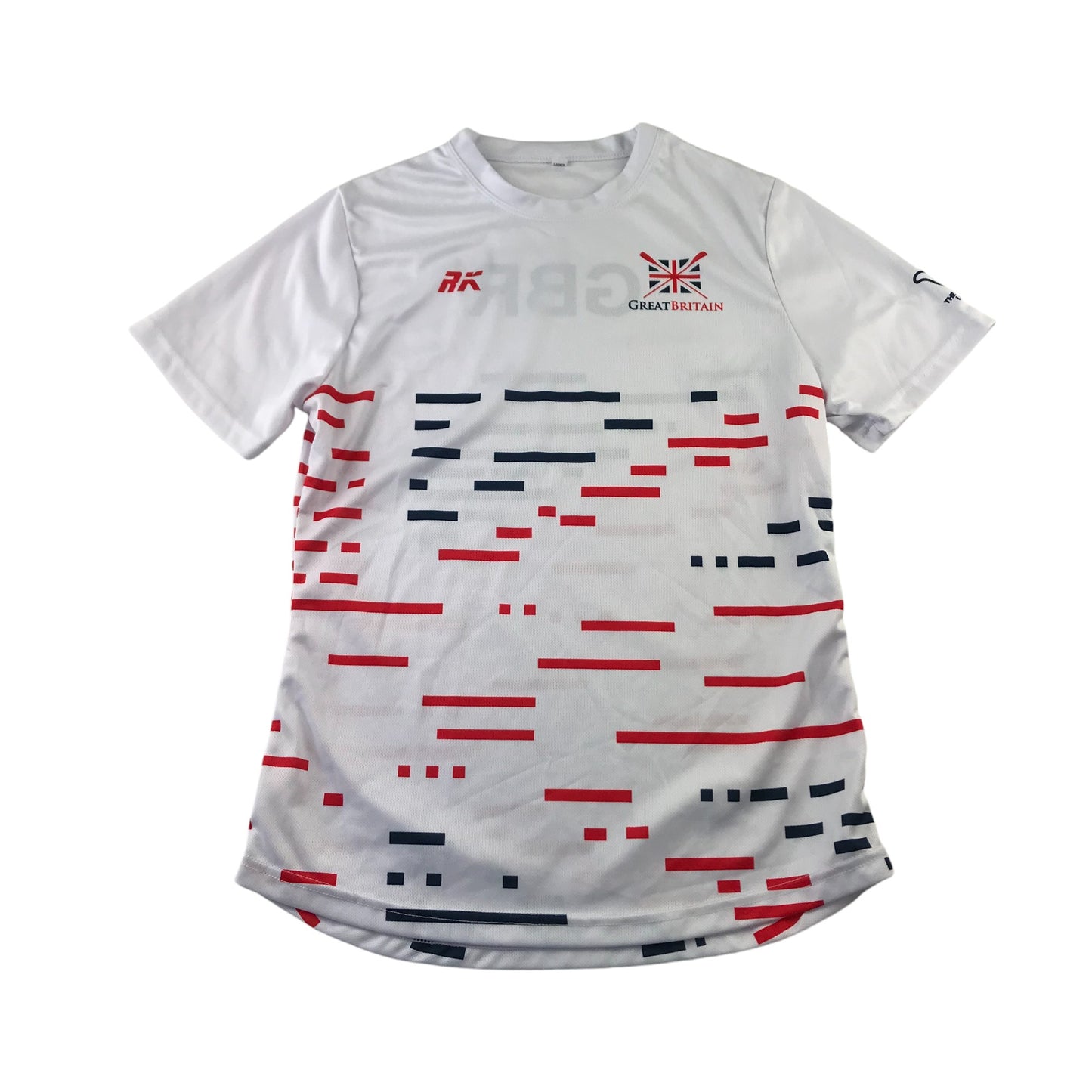 Sports Top Women's Large White Great Britain Rowing top