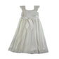 Monsoon dress 9-10 years white butterfly shoulders with lace chest pattern Communion & Flower Dress