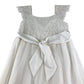 Monsoon dress 9-10 years white butterfly shoulders with lace chest pattern Communion & Flower Dress