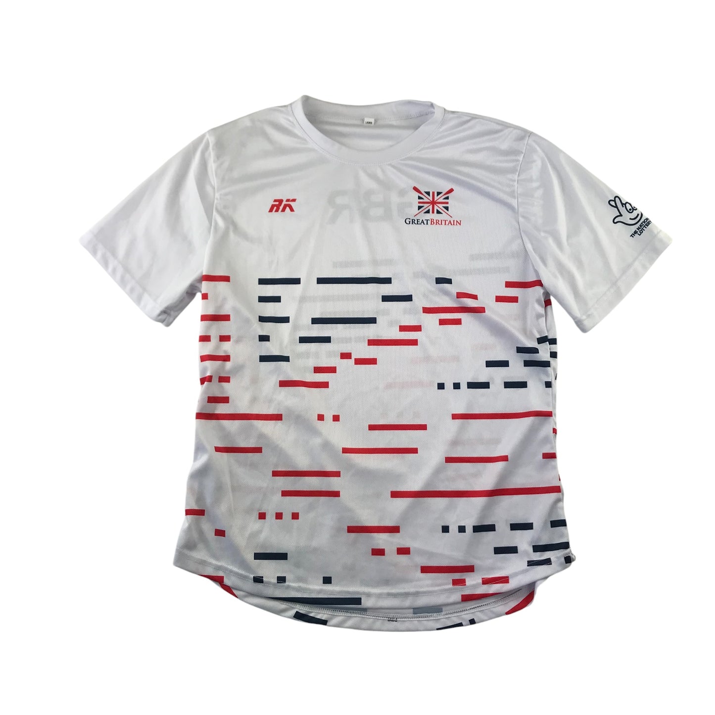 Sports Top Women's Large White Great Britain Rowing top