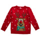 Primark festive jumper 8-9 years red knitted Rudolph Reindeer