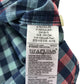 Gap Shirt Age 6 Blue and Red Checked Gradient Short Sleeve Button Up Cotton