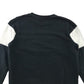 Next Sweater Age 10-11 Black Grey White Panelled Cotton