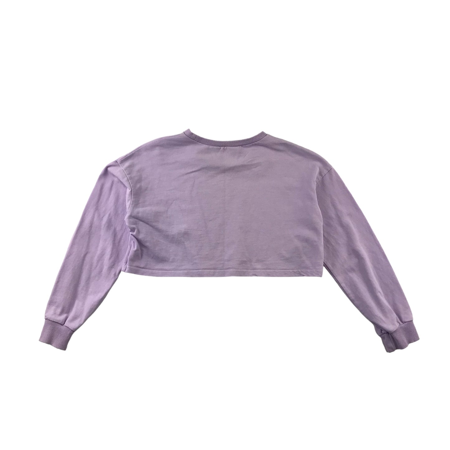 Shein Sweater Age 11 Lilac Angle Cropped Cotton