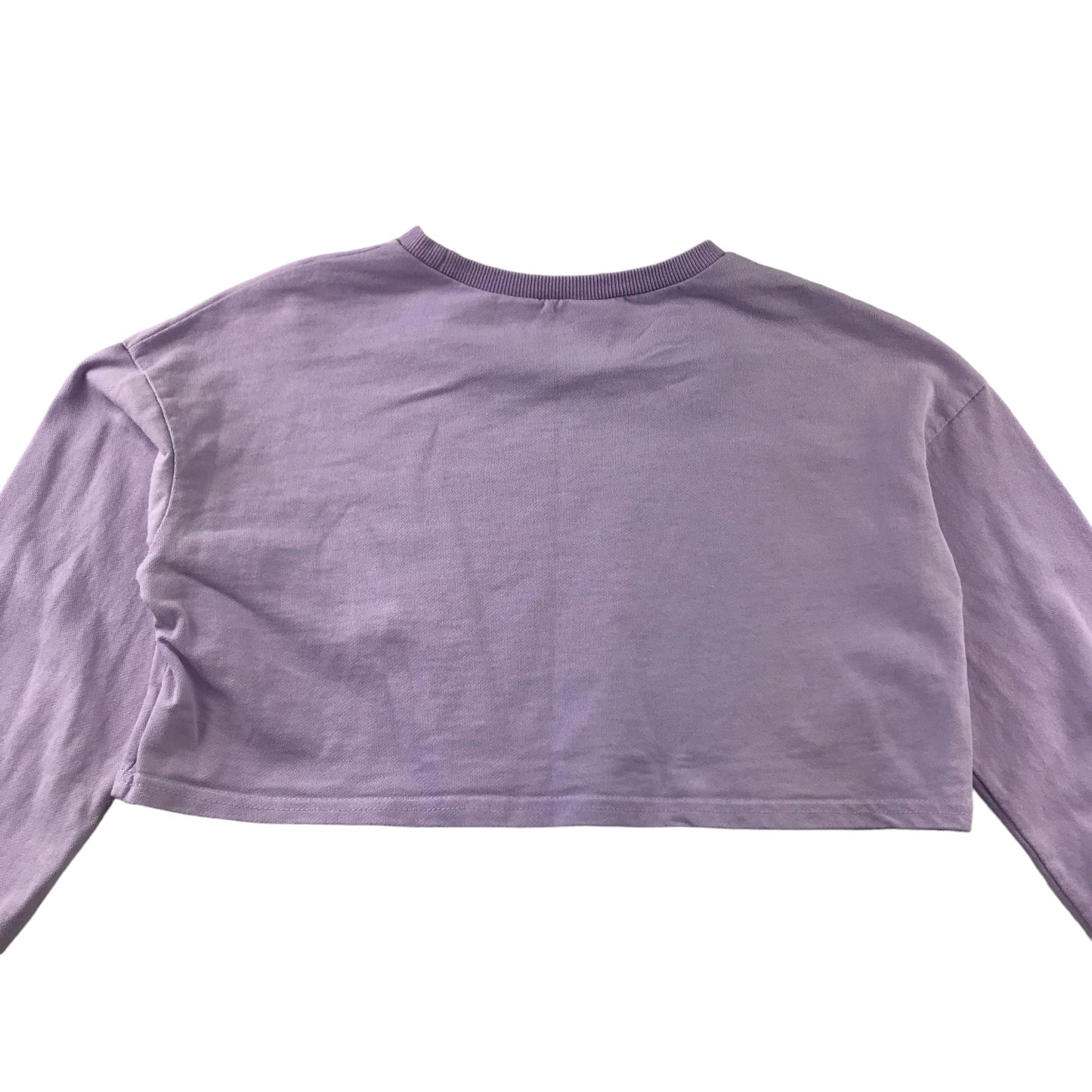 Shein Sweater Age 11 Lilac Angle Cropped Cotton