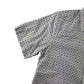 Jasper Conran Jeans Shirt Age 7 White Rectangle Print Short Sleeve Button Up Cotton