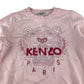 Kenzo sweater 11-12 years pink crewneck embroidered tiger graphic