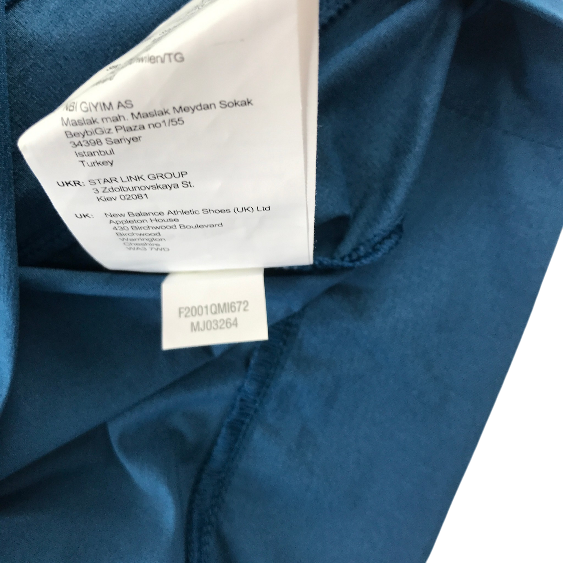 Second-hand New Balance activewear for adults