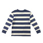 M&S T-Shirt 6-7 Years White and Blue Stripes