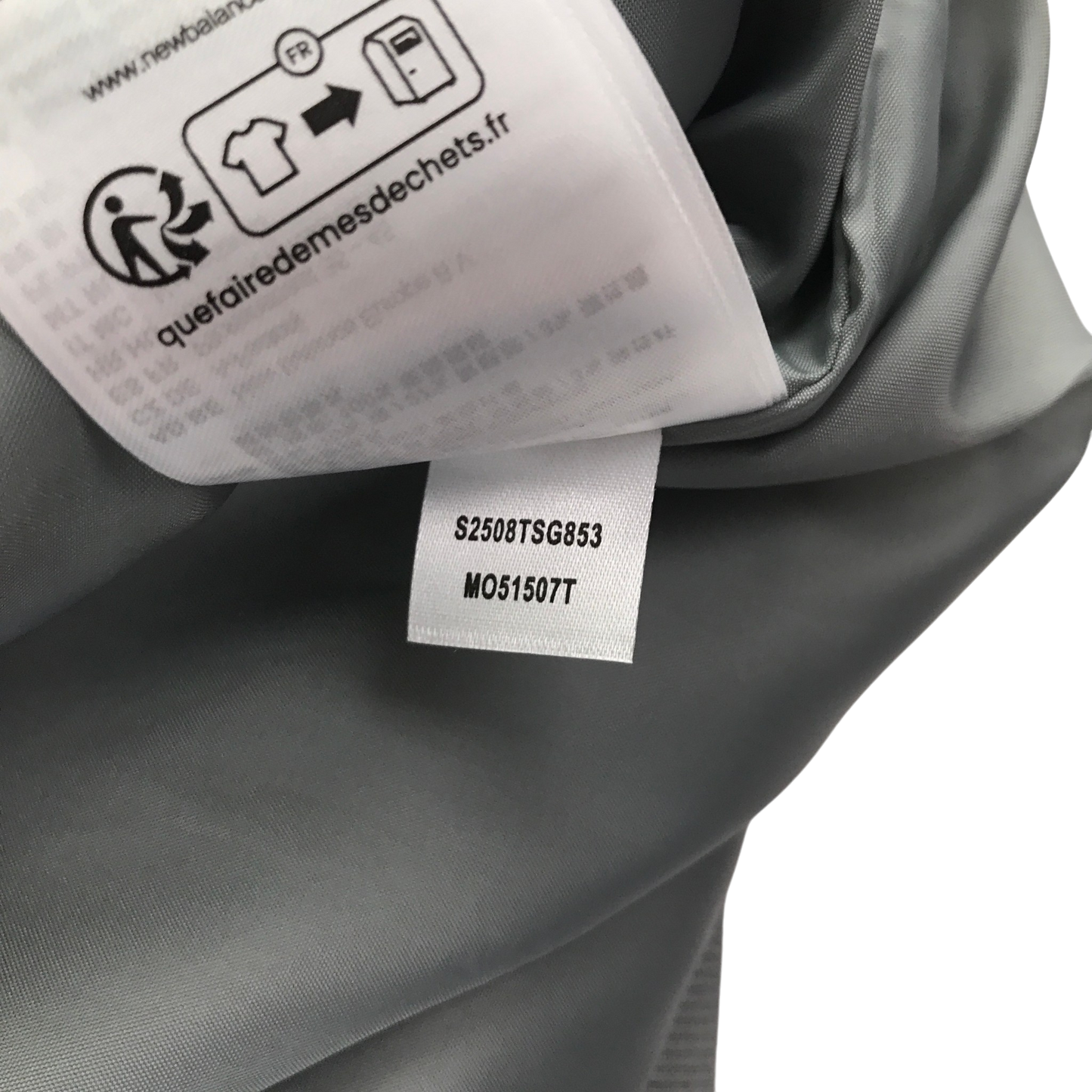 New Balance XS grey 'water defy' jacket