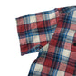 Fatface Shirt Age 8 Red White Blue Checked Pattern Short Sleeve Button Up
