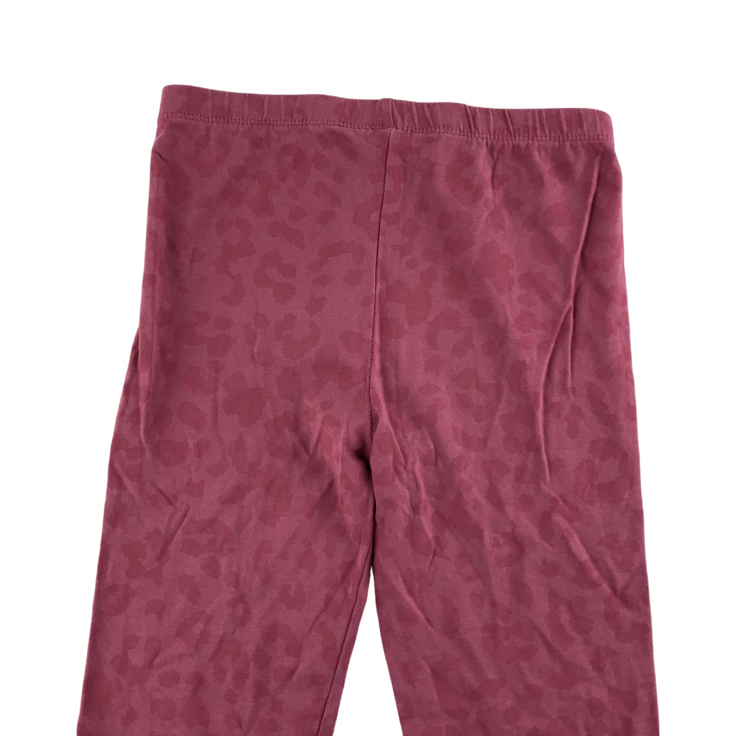 Tu Leggings Age 8 Fuchsia Pink Leopard Spots Print Pattern