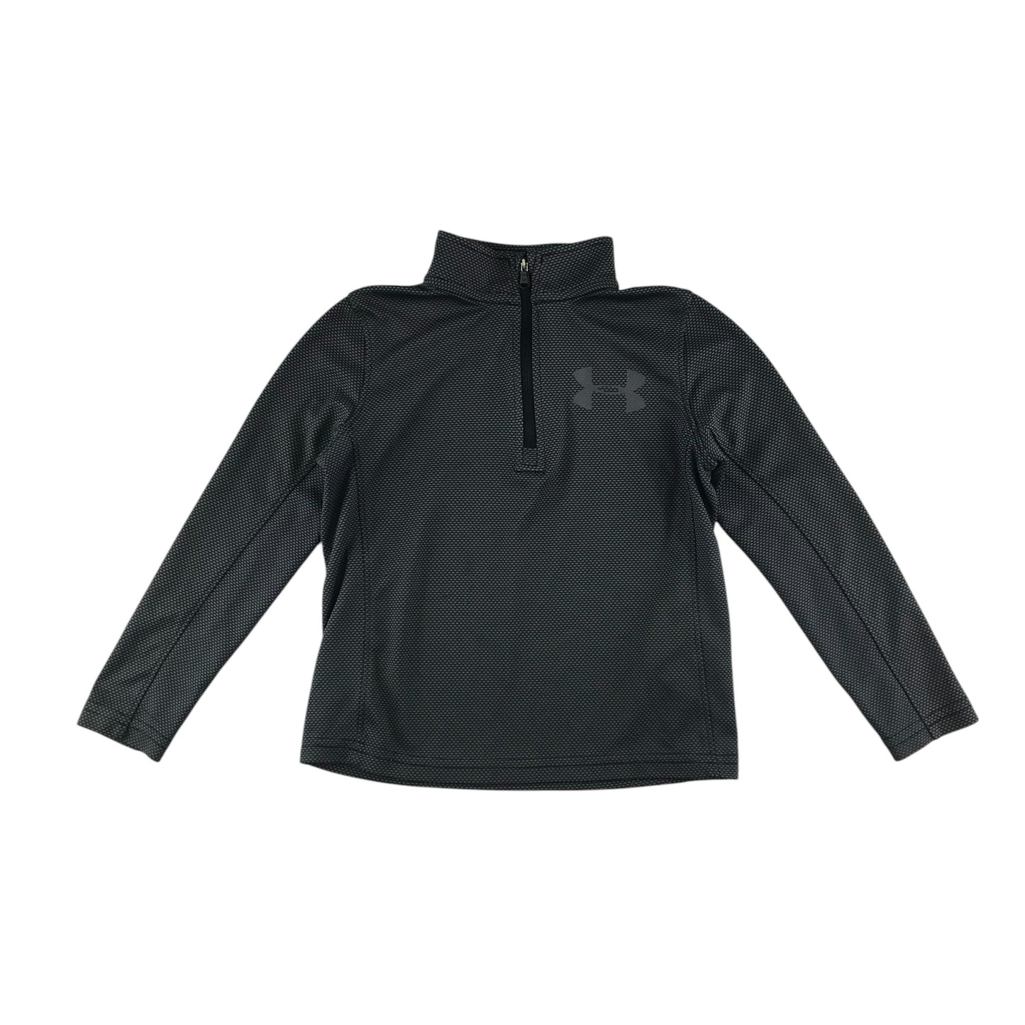 Under Armour sweatshirt 7-8 years grey mock neck quarter zipper