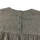 Mango blouse 7-8 years warm grey short sleeve wool blend